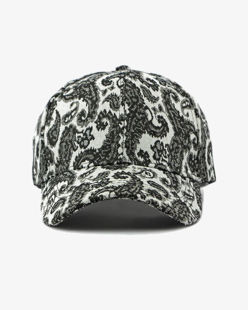 Classic Paisley Black Baseball Cap - C0116