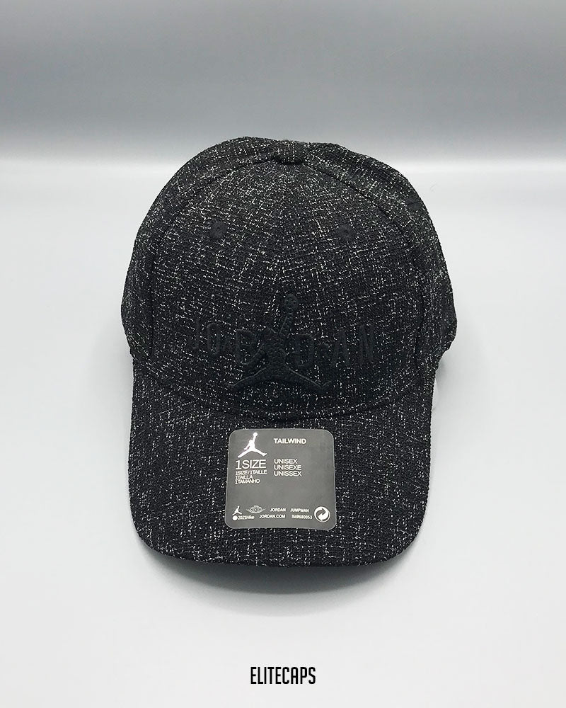 JDN Black Sparkle Texture Baseball Cap - C0401