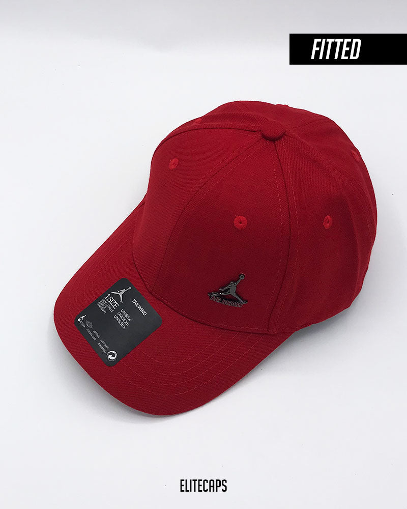 AIR JORDAN Red Fitted Cap - C0592
