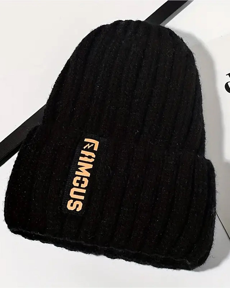 Soft Woolen Crochet Beanie (Black) - B0102