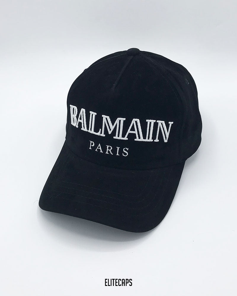 Luxury Velvet Black BAL-PARIS Cap - C0530