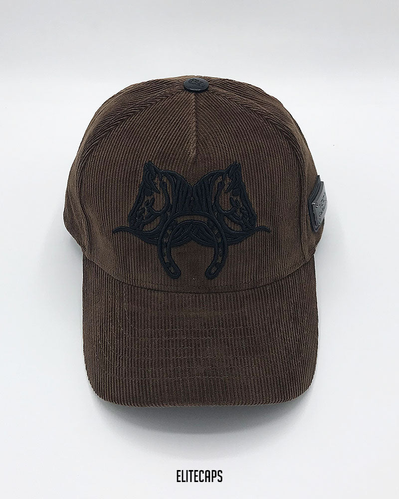 Premium Horse Embroidered Corduroy Cap - C0478