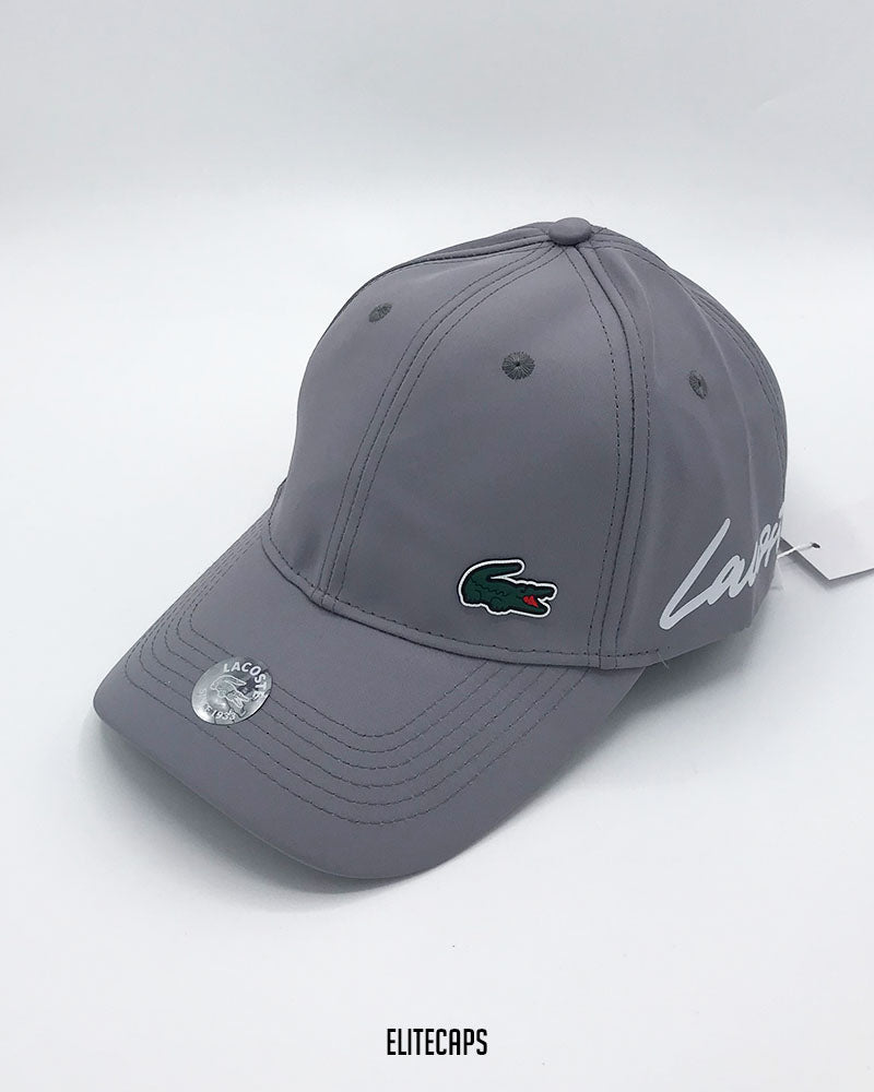 LACOSTTE Signature Grey Cap - C0533