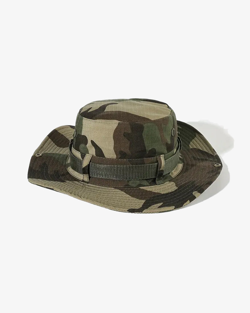 Green Camo Bucket Hat - H0112