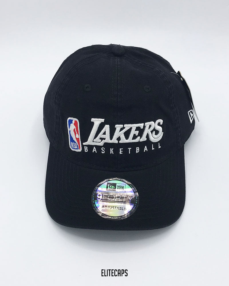 NEW ERA Lakers Black Strapback Cap - C0577