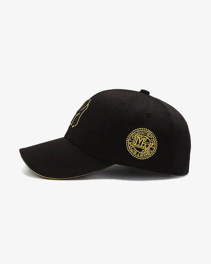 NY Black & Yellow Contrast Embroidered Cap - C0169