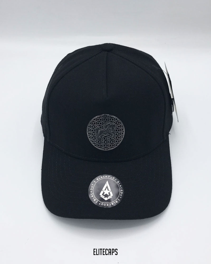 Luxury Black Horse BKT Cap - C0433