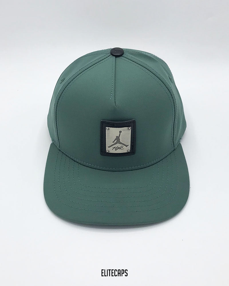 NKE Classic Green Snapback Cap - C0551 (Minor Defected)