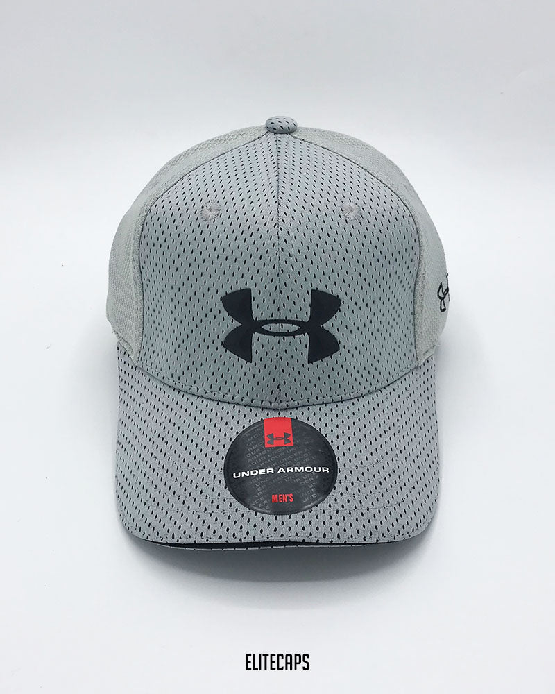 Grey UA Mesh Sports Cap - C0521
