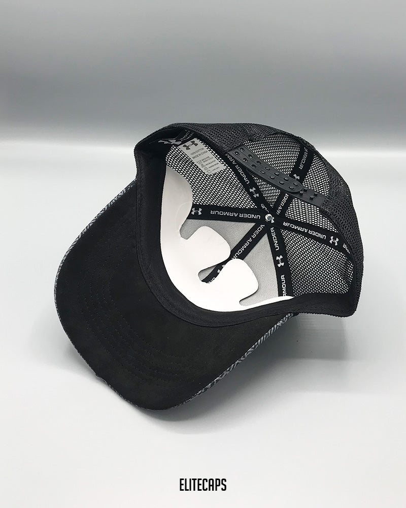 UA Grey Abstract Pattern Trucker Cap - C0414