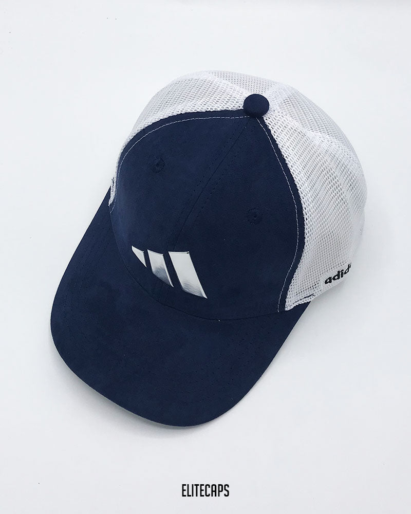 ADIDS Classic Blue Suede Trucker Cap - C0605