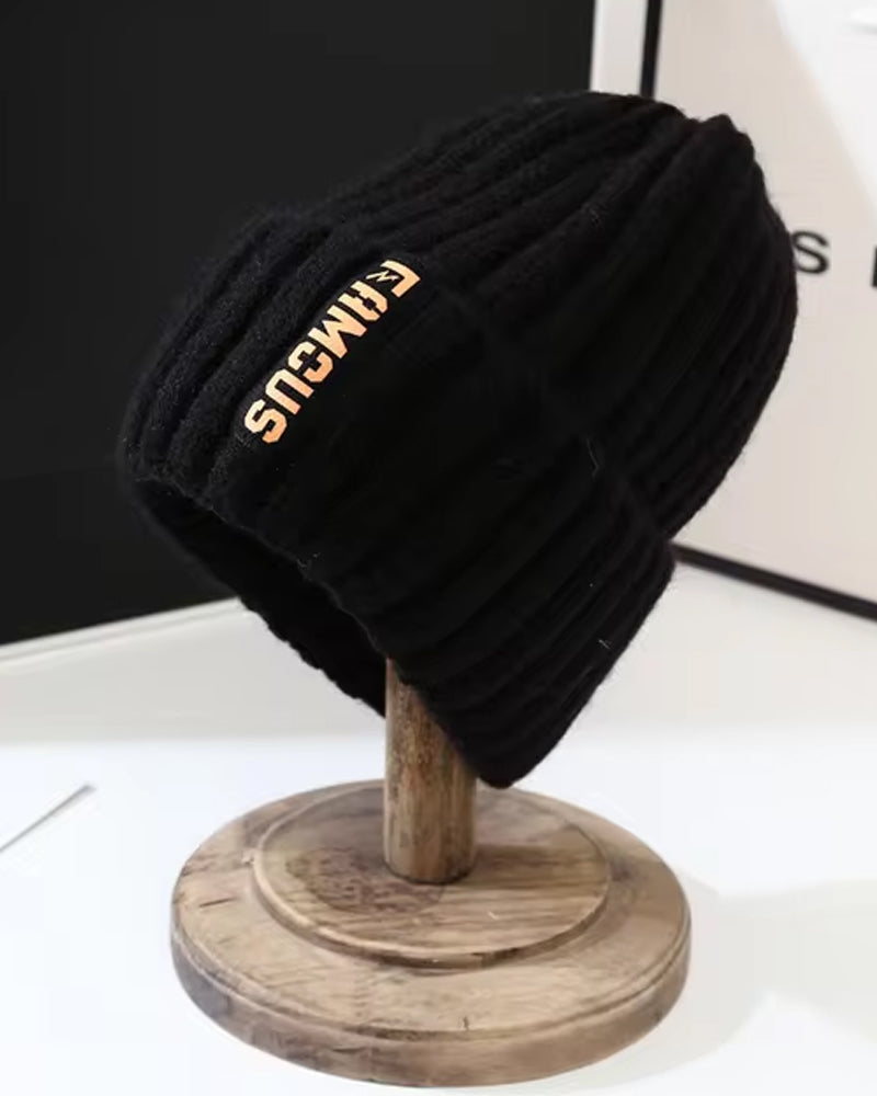 Soft Woolen Crochet Beanie (Black) - B0102
