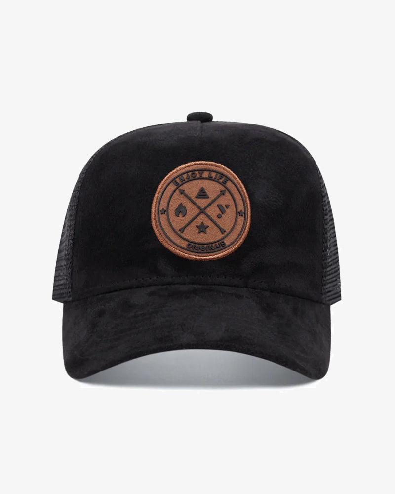 Black Velvet Royal Trucker Cap - C0113A