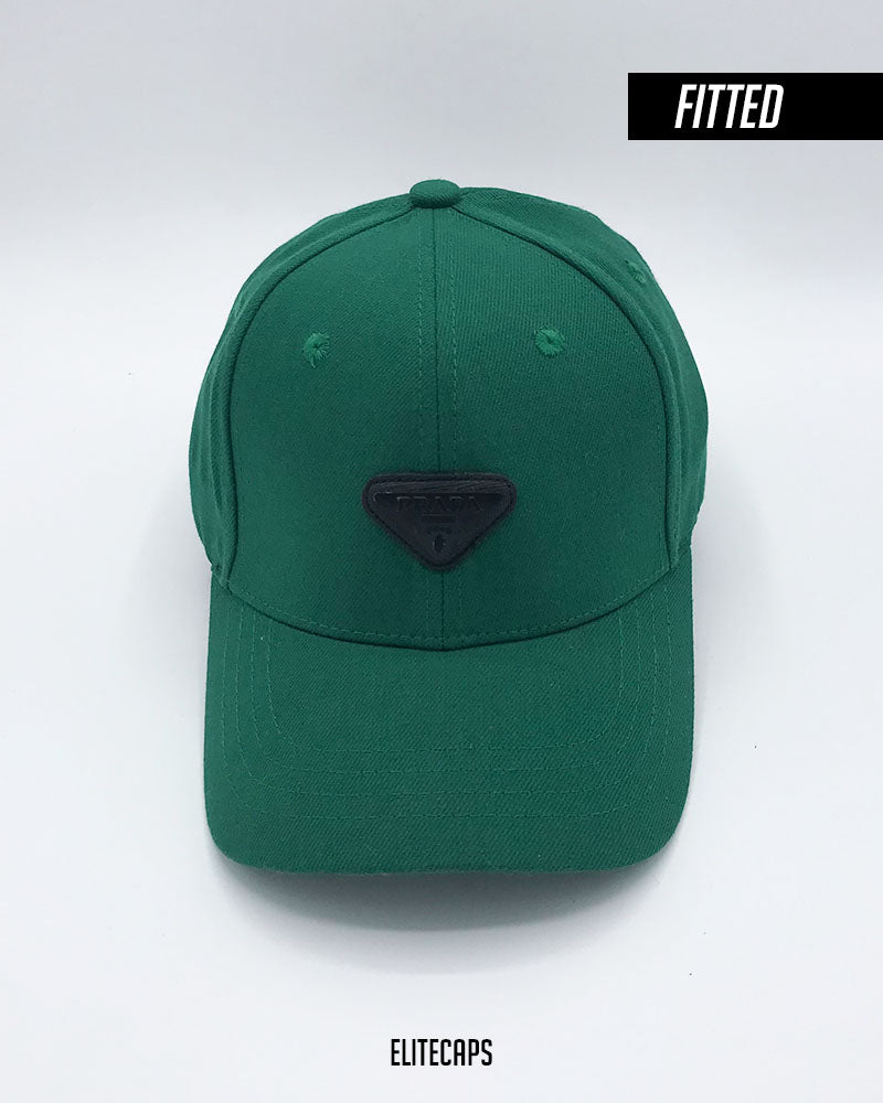 PRADA Bold Green Fitted Cap - C0544