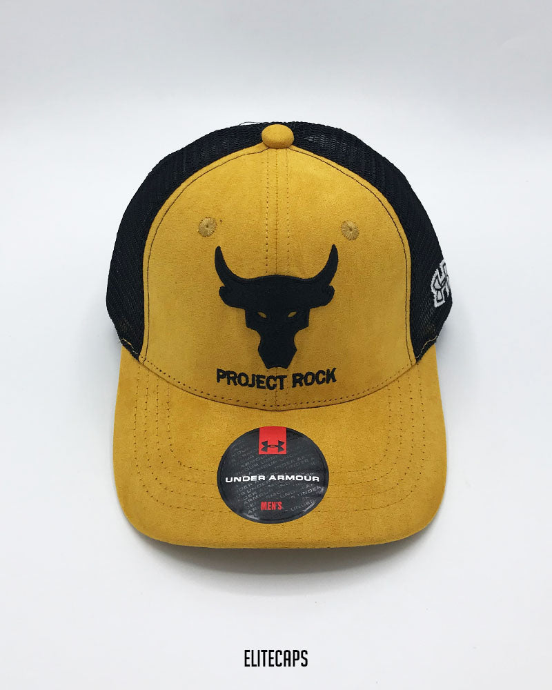 UA Yellow Bull Embroidered Trucker Cap - C0523