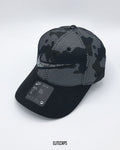 NKE Black Contrast Camo Baseball Cap - C0538