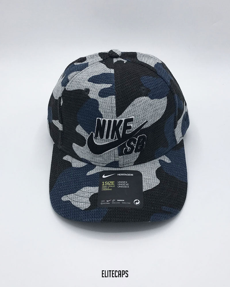 NKE Blue Camo Baseball Cap - C0566
