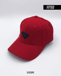 PRADA Bold Red Fitted Cap - C0623