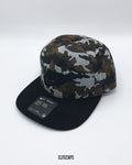 NKE Brown Camo Snapback Cap - C0600