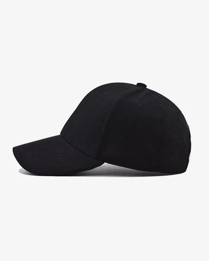 Basic Black Suede Cap - C0118