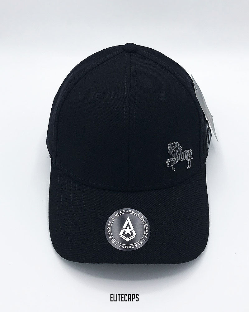 Luxury Black Horse BKT Cap - C0472