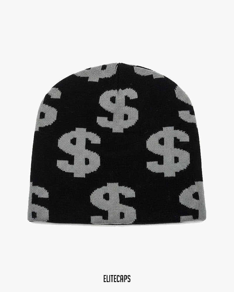 Dollar Black Soft Beanie - B0142