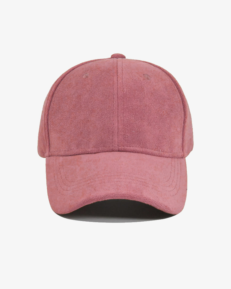 Basic Pink Suede Cap - C0188