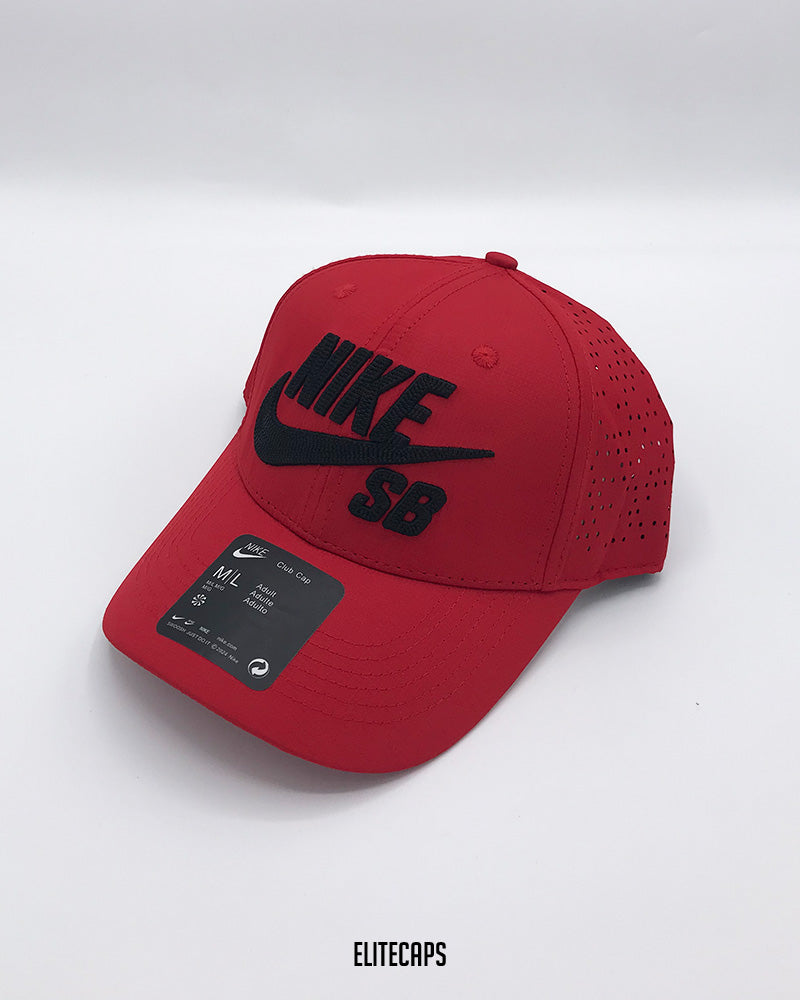 NK SB Red Mesh Cap - C0328