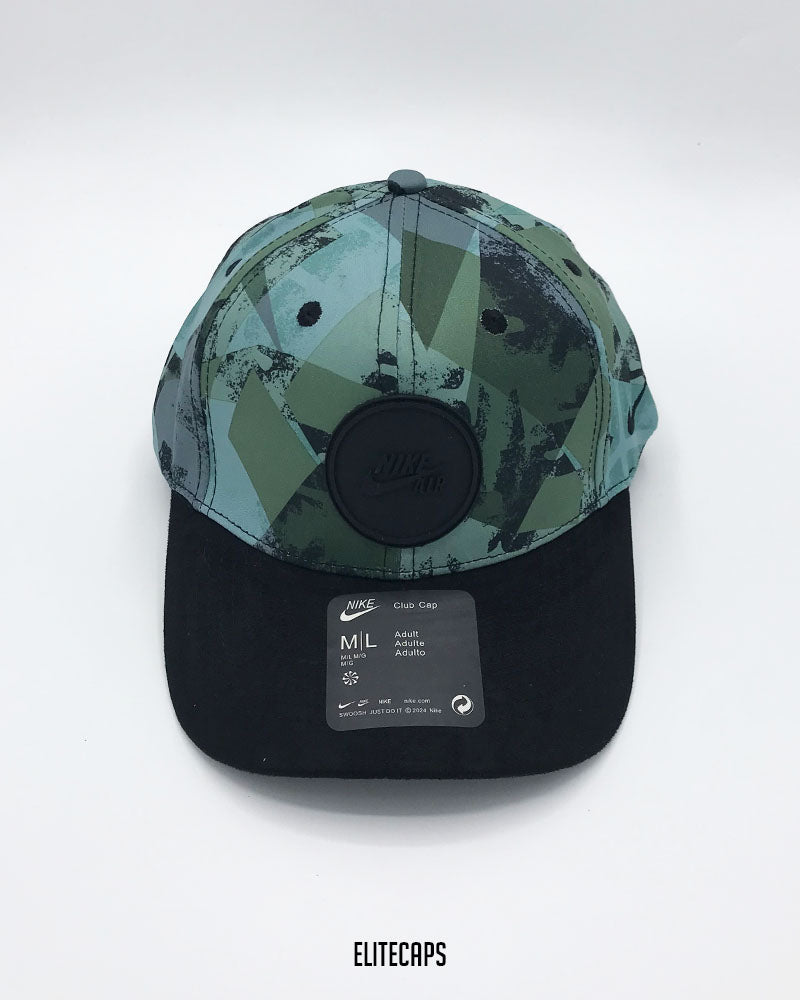 NIIKE Green Two-Tone Baseball Cap - C0565