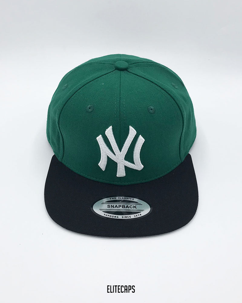 NY Yankees Green Snapback Cap - C0531