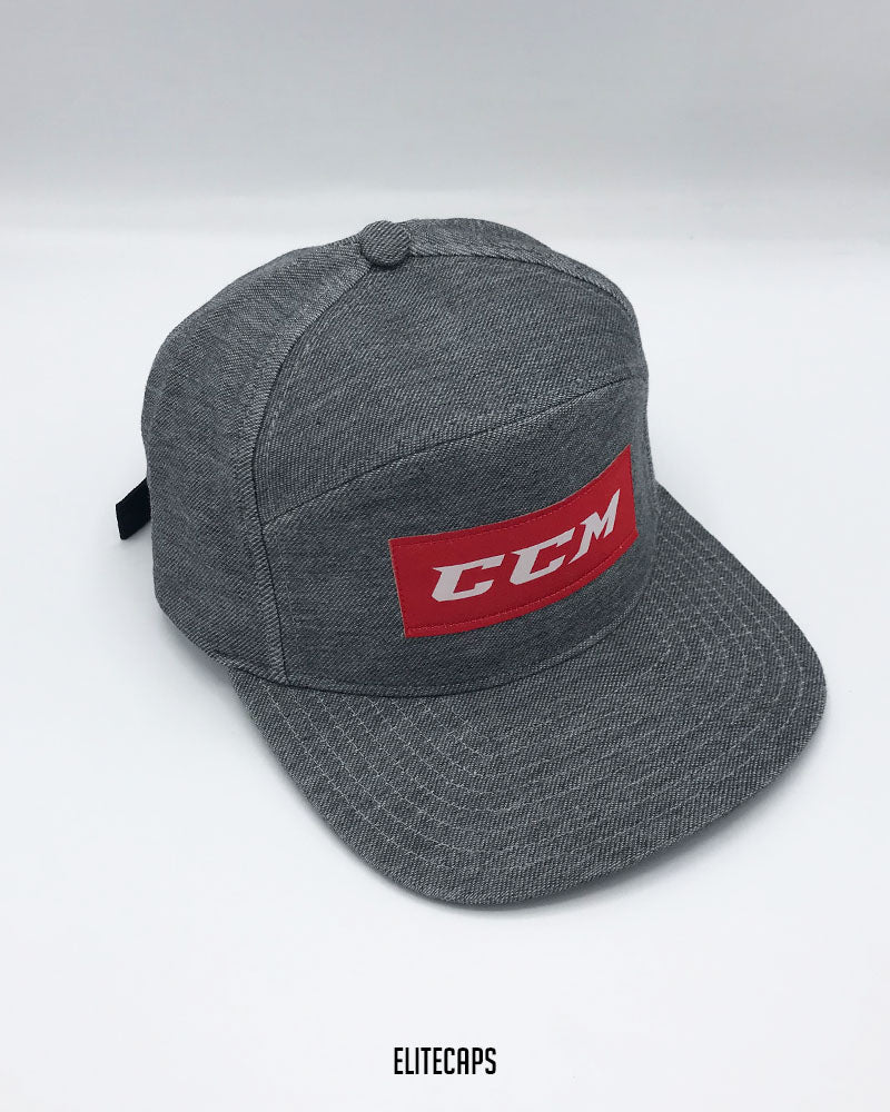 Premium CCM Grey Snapback Cap - C0458