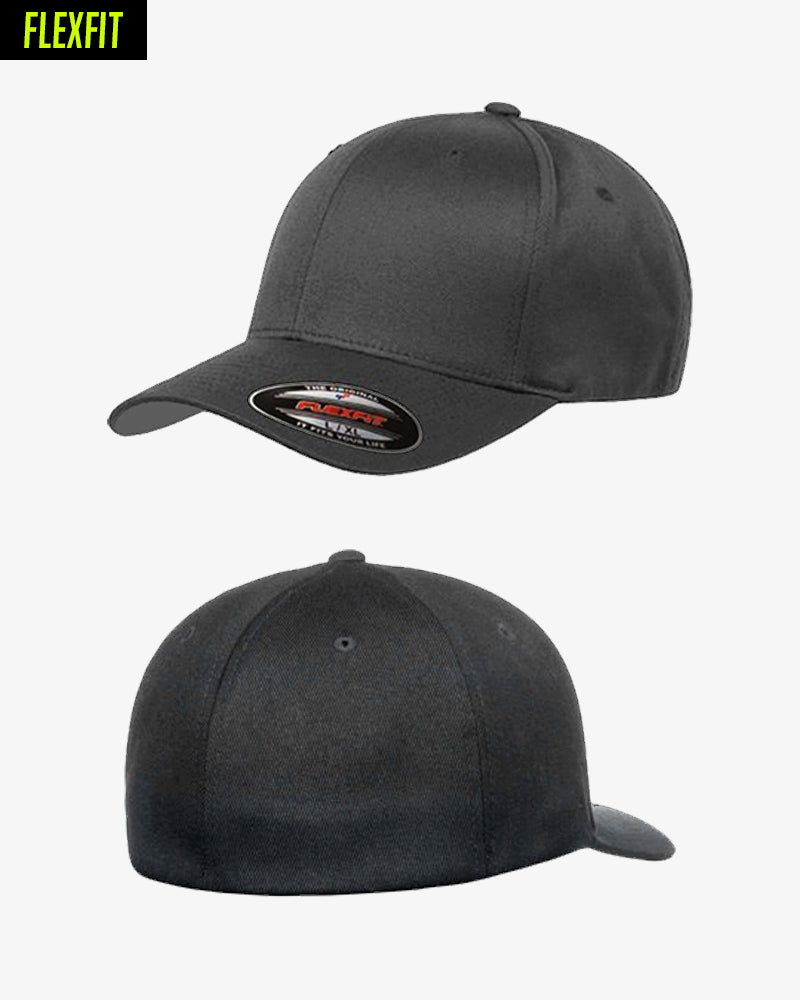 Basic Grey Fitted Cap - FLEXFIT - FC003