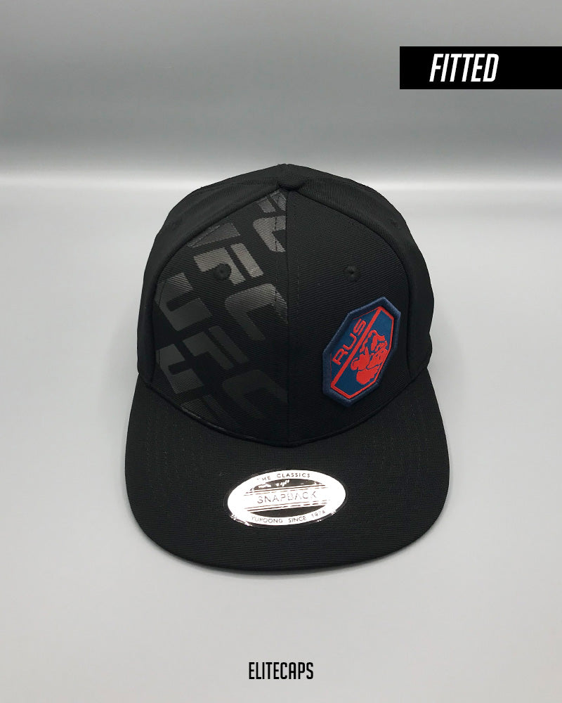 UFC Black Snapback Fitted Cap - C0394