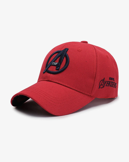 Red Avengers Embroidered Cap - C0137