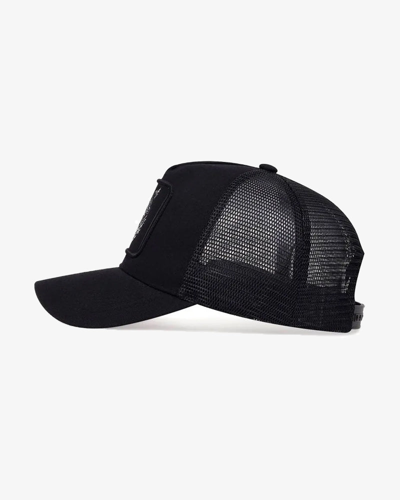 Wolf Trucker Black Cap - C0187