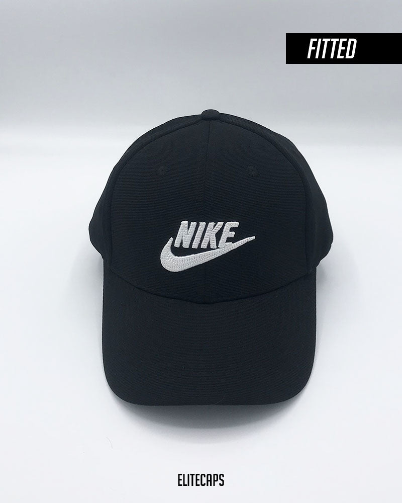 Black NKE Fitted Cap- C0371