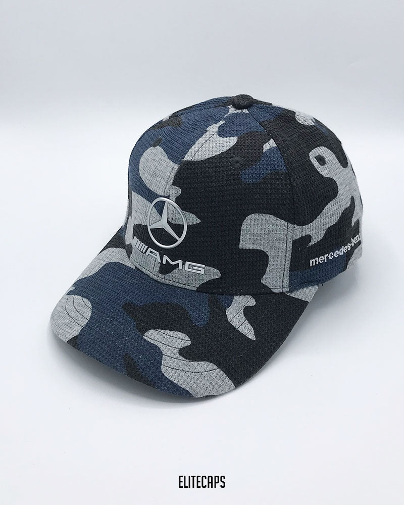 AMG Blue Camouflage Motorsport Cap - C0699