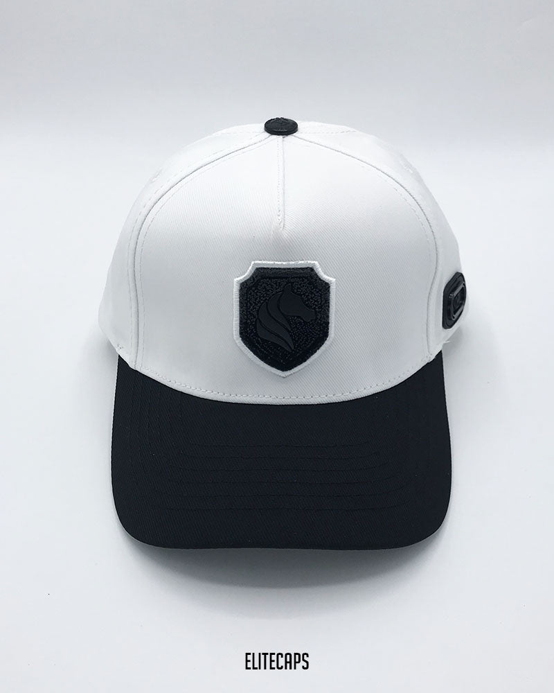 Two-Tone White Classic MILAN Baseball Cap - C0643