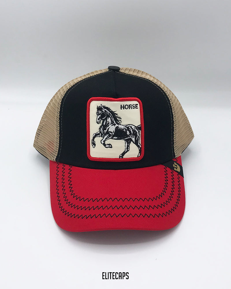 Multi-Color Horse Trucker Cap - C0312