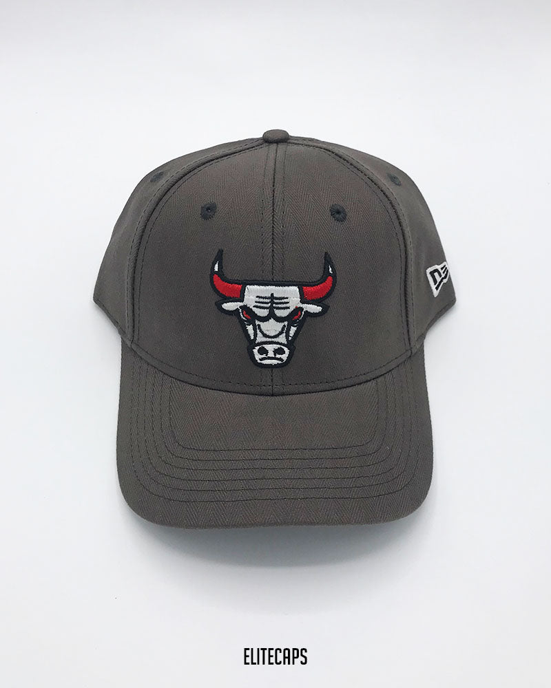 NEW ERA Bull Embroidered Grey Baseball Cap - C0571