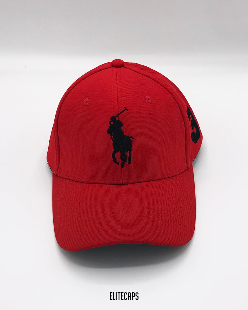 RL Red Polo Baseball Cap - C0285