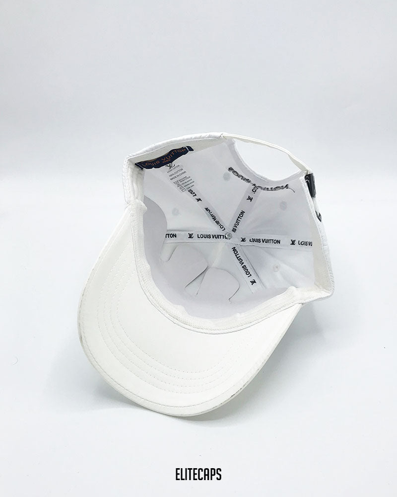 Premium White LV Cap - C0346