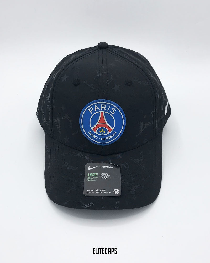 Paris NKE Black Baseball Cap - C0543