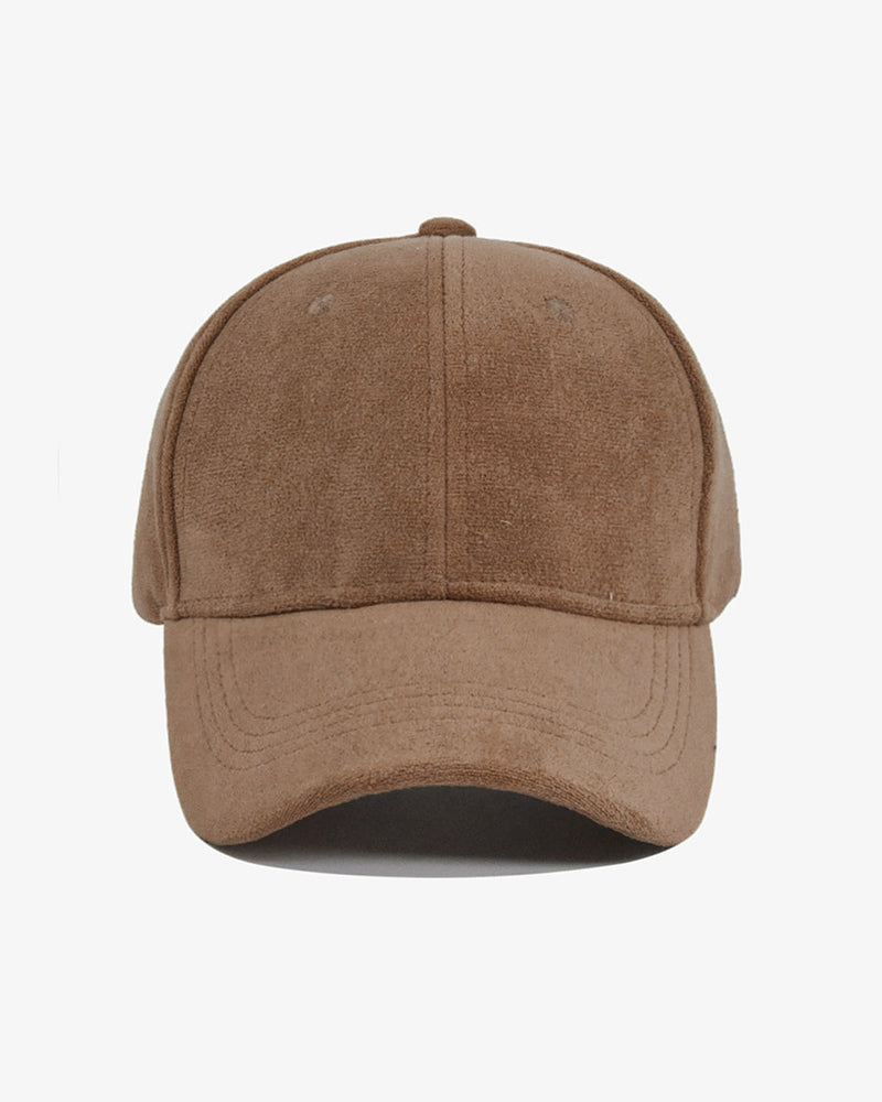 Basic Brown Suede Cap - C0189