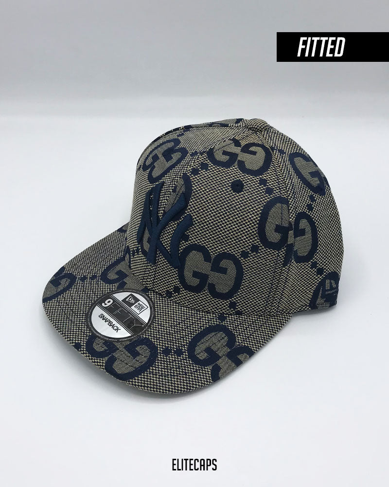 GG Supreme Fitted Cap (Navy Blue Edition) - C0428