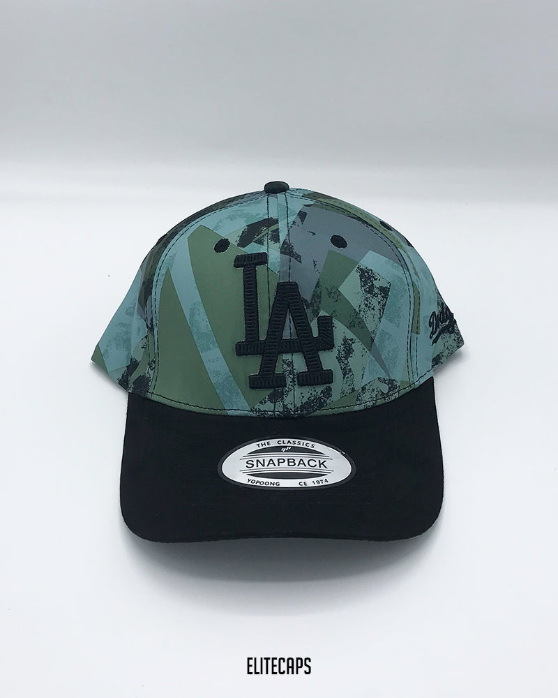 LA Green Two-Tone Baseball Cap - C0310