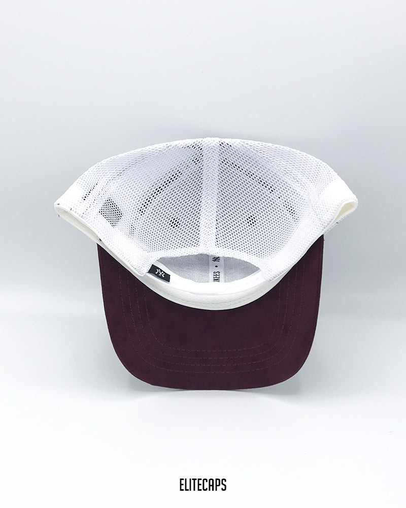 NY Plum Snapback Trucker Cap  - C0302