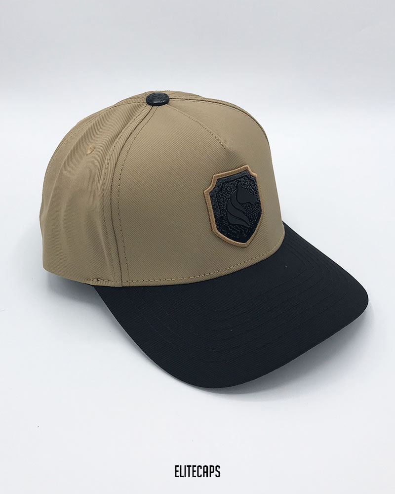 Two-Tone Beige Classic MILAN Baseball Cap - C0679