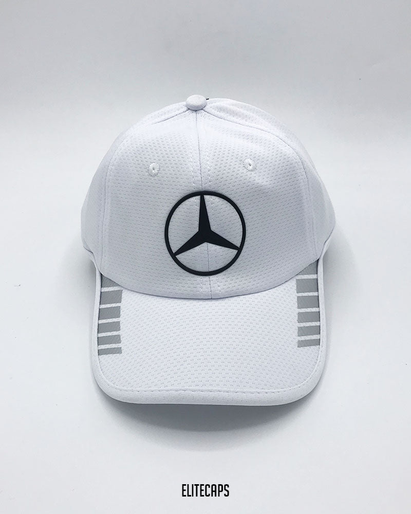 White Mercedes Sports Cap - C0517
