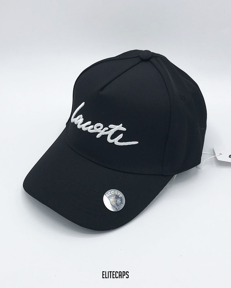 LACOSTTE Signature Black Cap - C0548